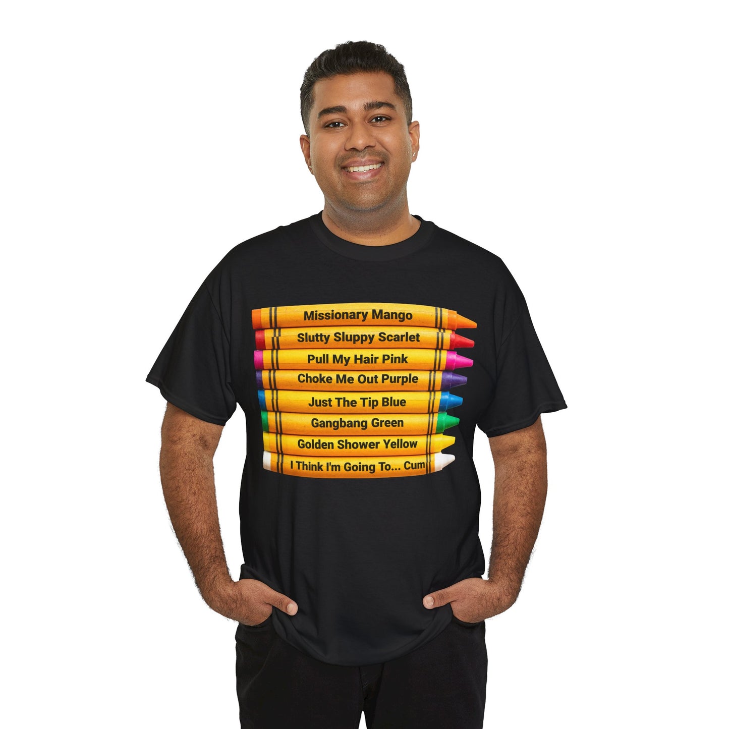 Naughty Crayons Heavy Cotton T-Shirt