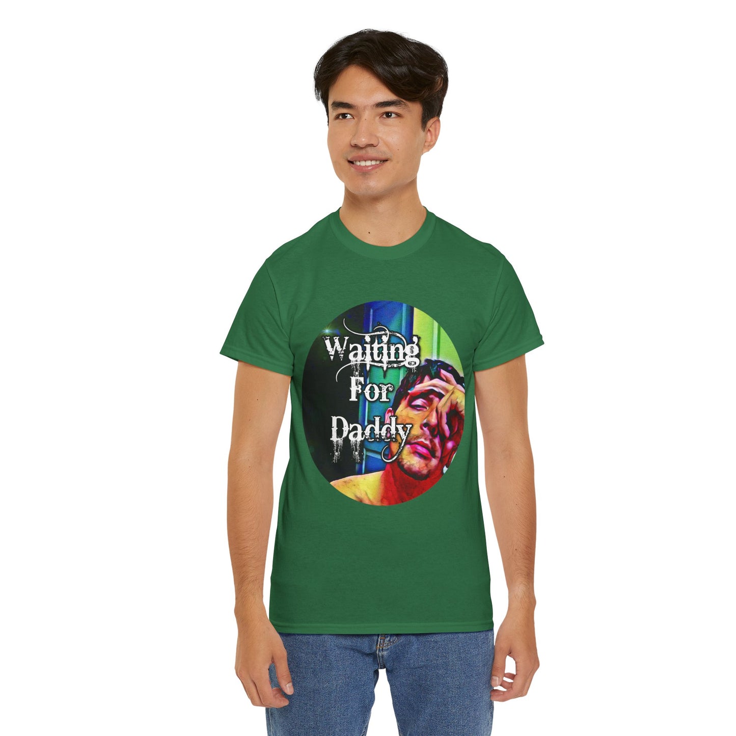 Waiting for Daddy Heavy Cotton T-Shirt