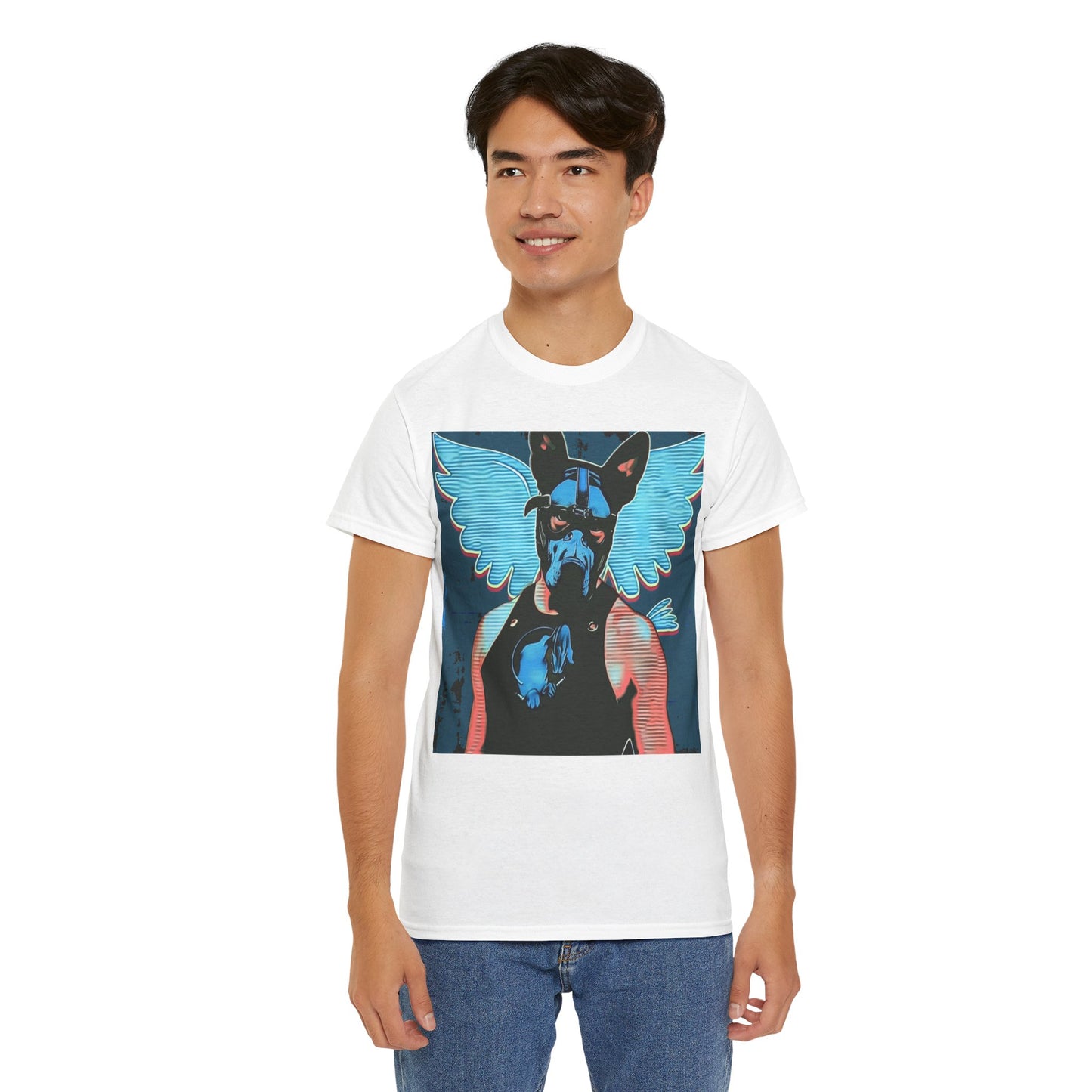 Winged Pup Heavy Cotton T-Shirt