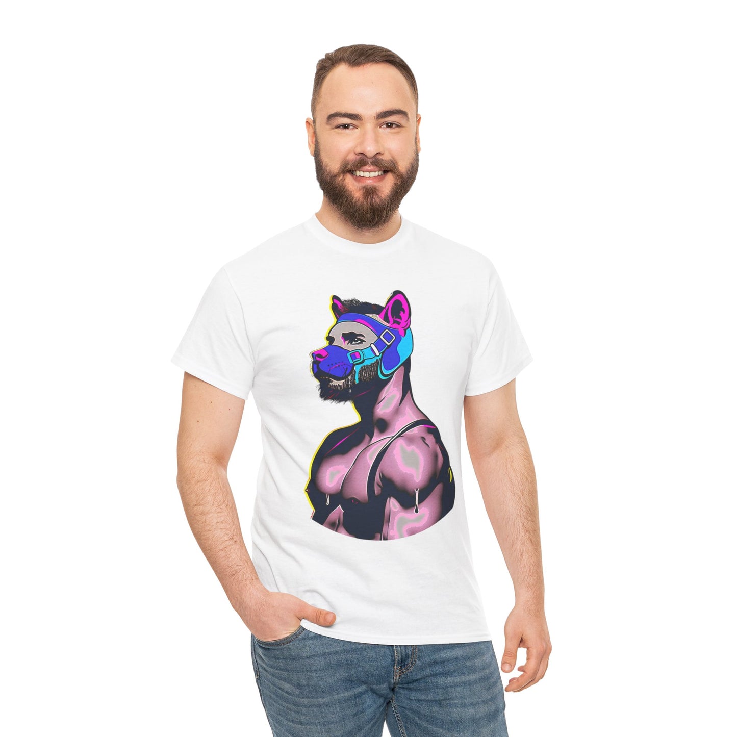 Neon Pup Heavy Cotton T-Shirt