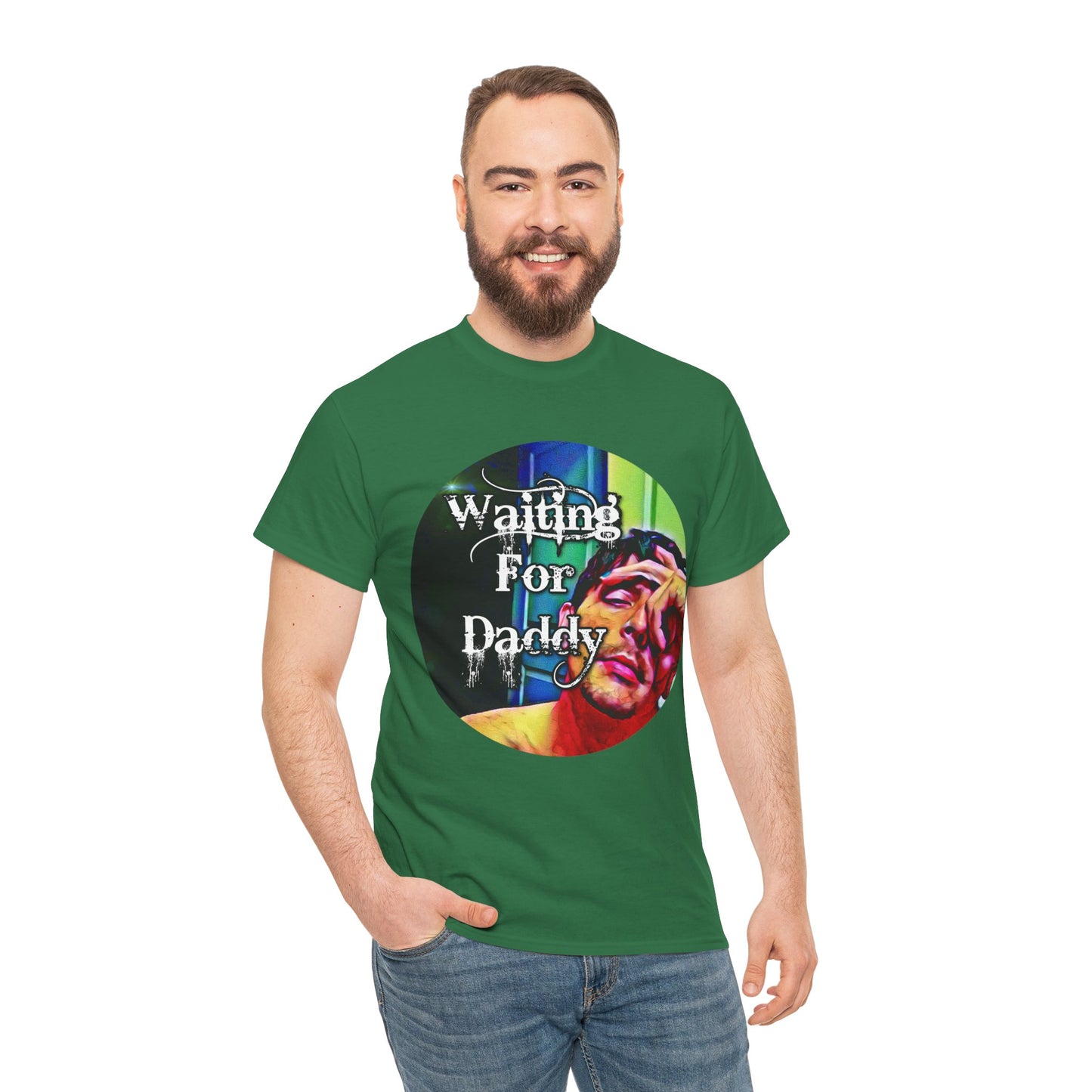 Waiting for Daddy Heavy Cotton T-Shirt