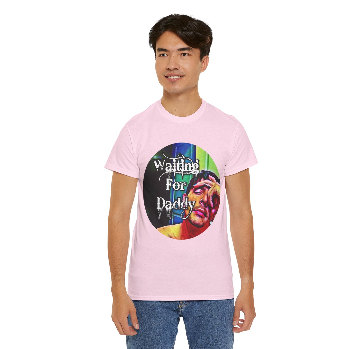 Waiting for Daddy Heavy Cotton T-Shirt