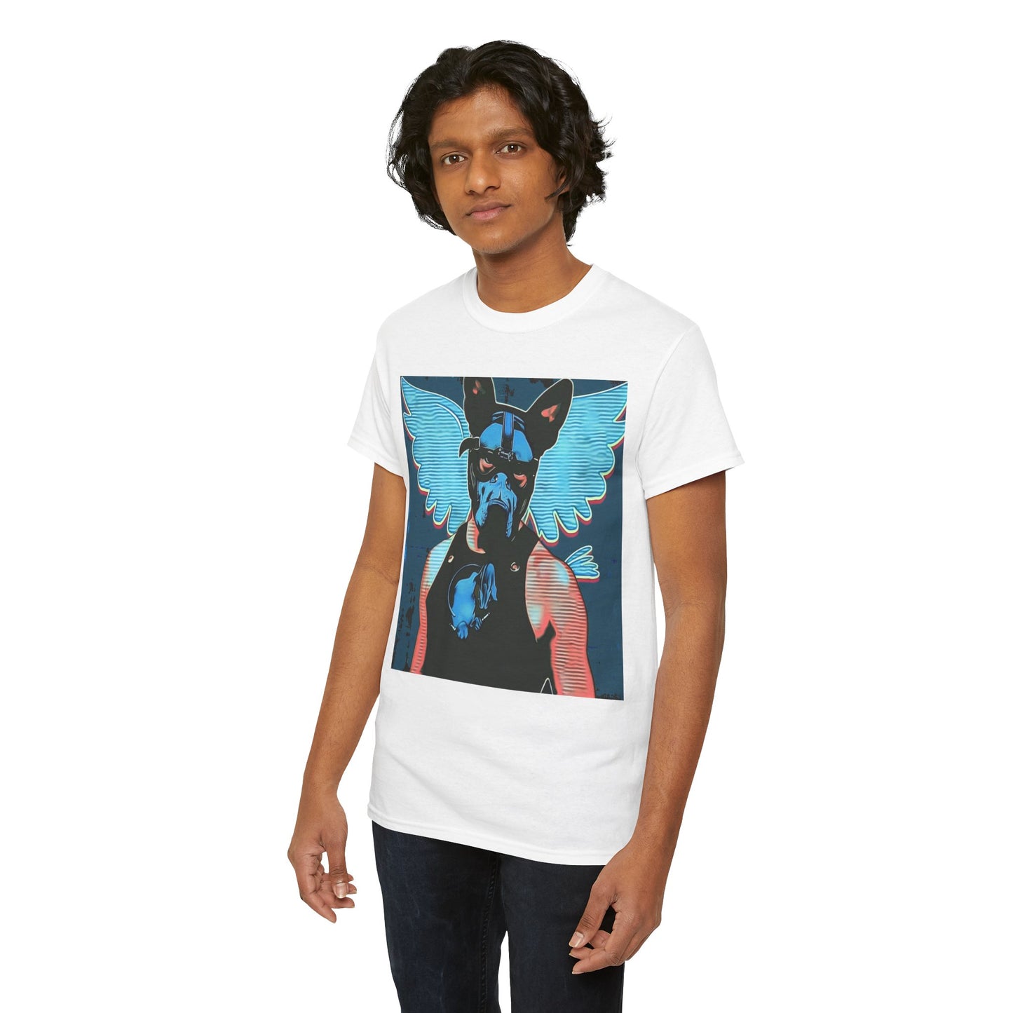 Winged Pup Heavy Cotton T-Shirt