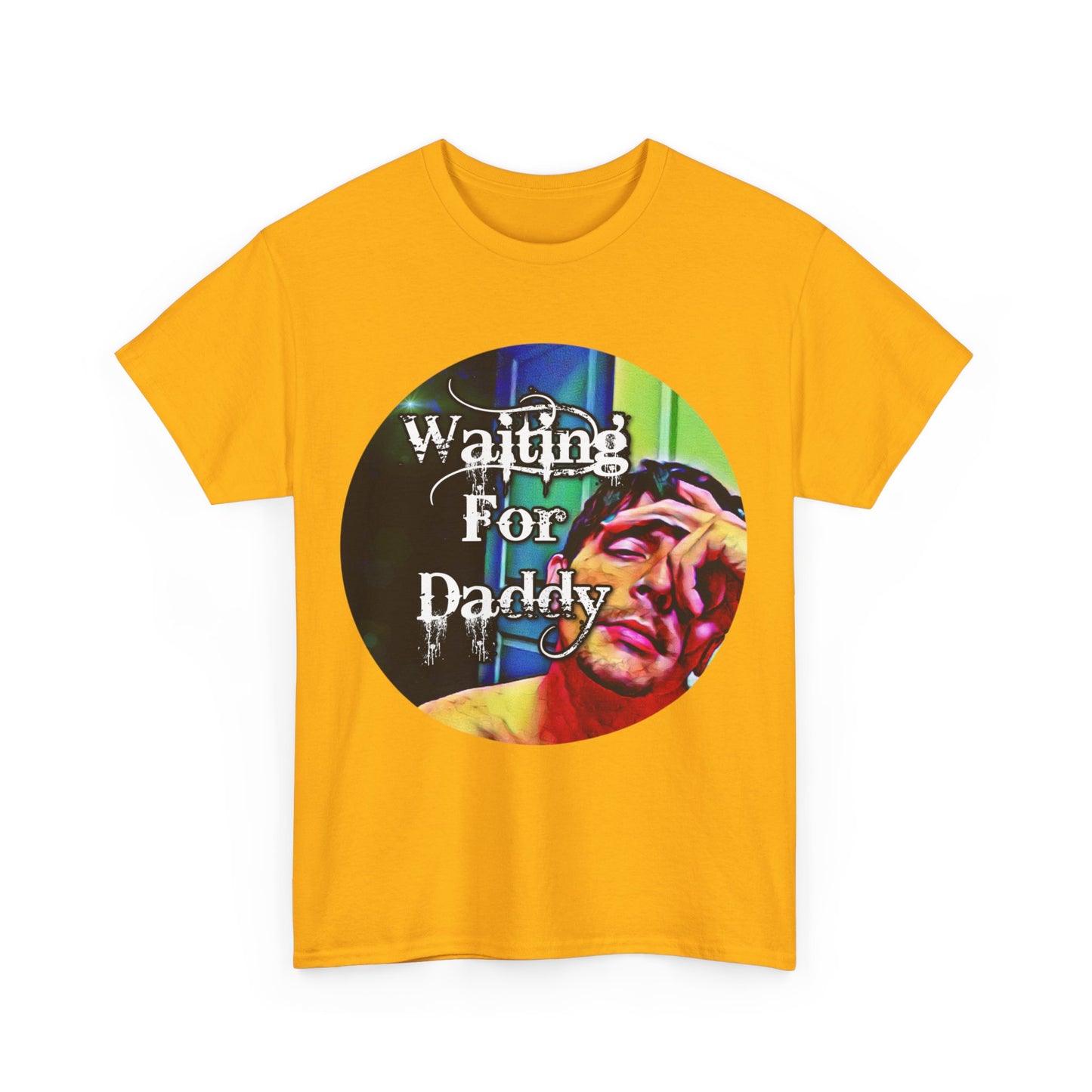 Waiting for Daddy Heavy Cotton T-Shirt