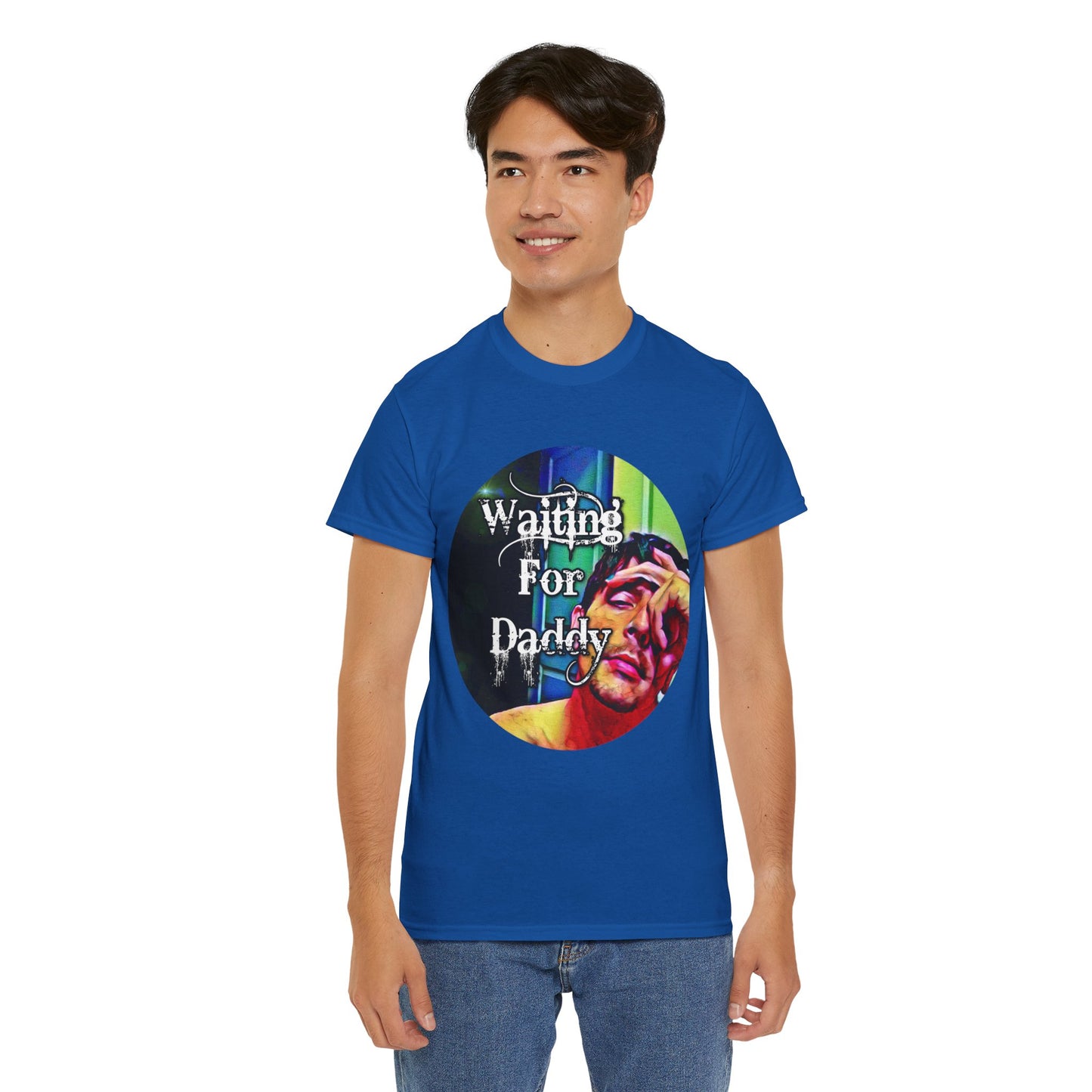 Waiting for Daddy Heavy Cotton T-Shirt