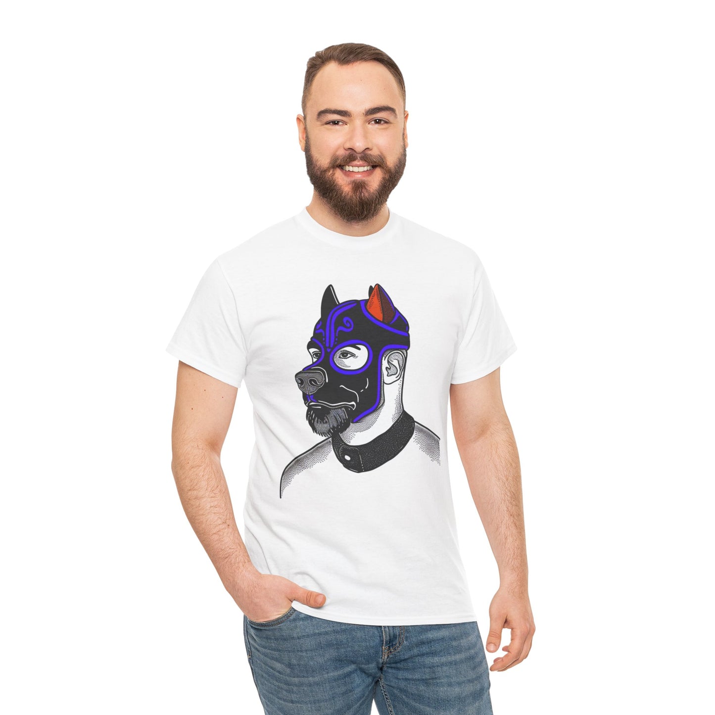 Pup Hood 2 Heavy Cotton T-Shirt