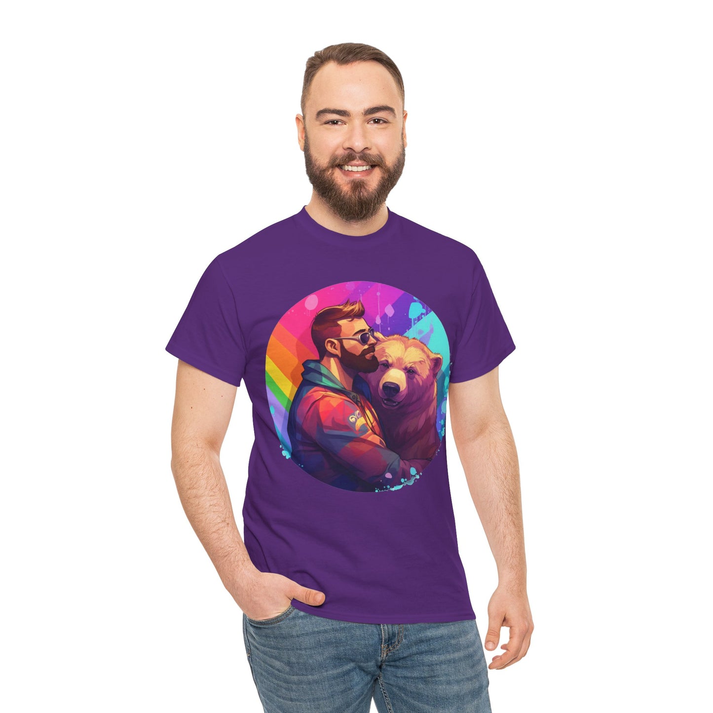 Gay Bear LGBT Bear Shirt "Bear Hug" T-Shirt