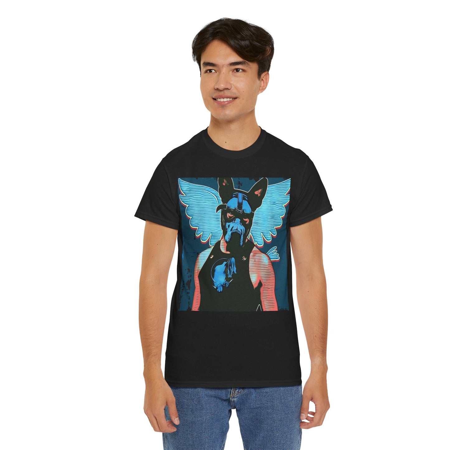 Winged Pup Heavy Cotton T-Shirt