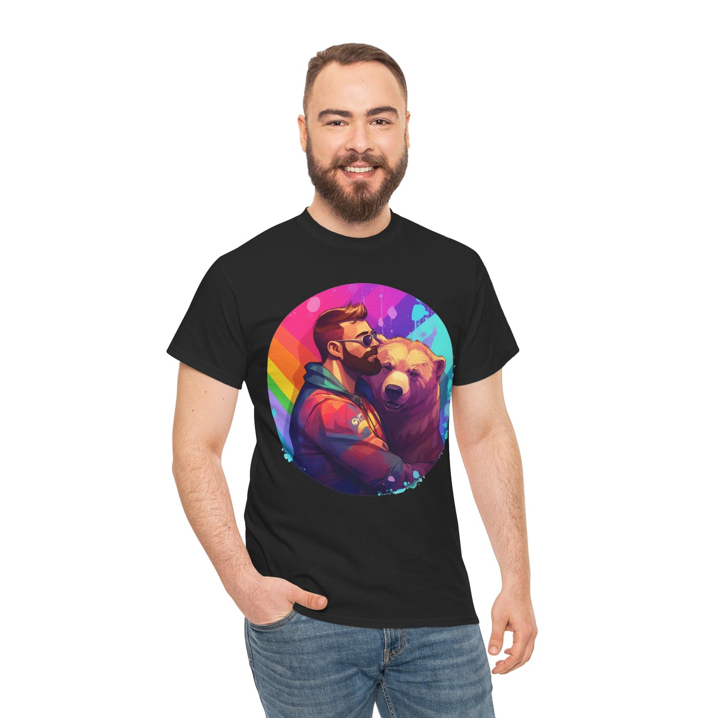 Gay Bear LGBT Bear Shirt "Bear Hug" T-Shirt