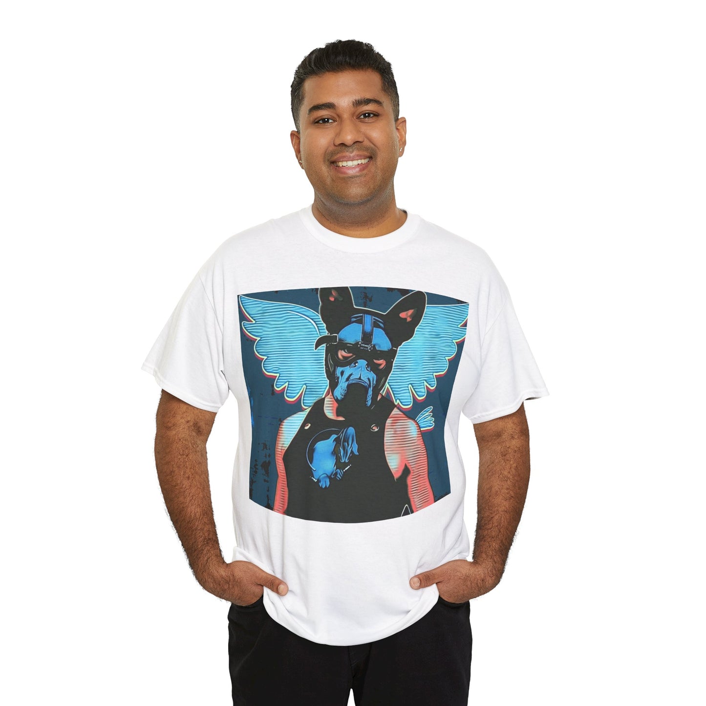 Winged Pup Heavy Cotton T-Shirt