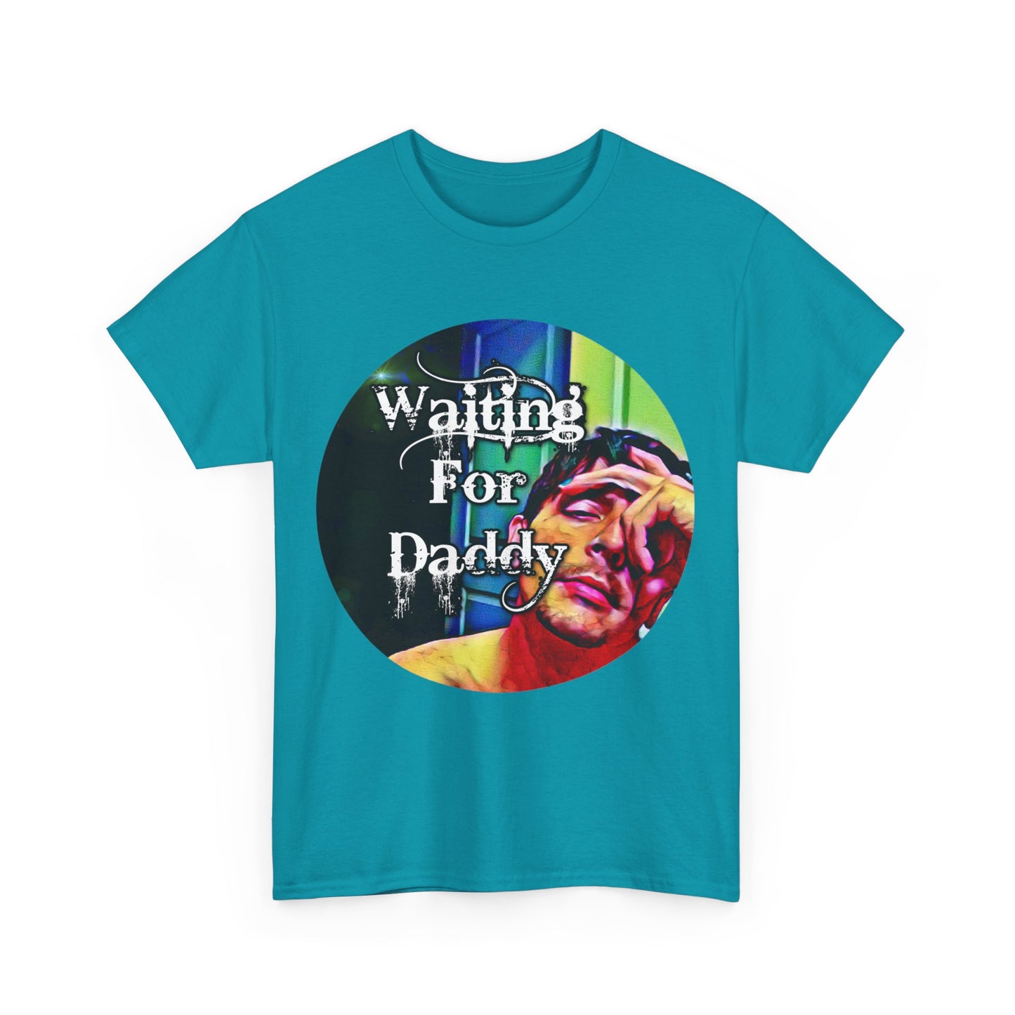 Waiting for Daddy Heavy Cotton T-Shirt