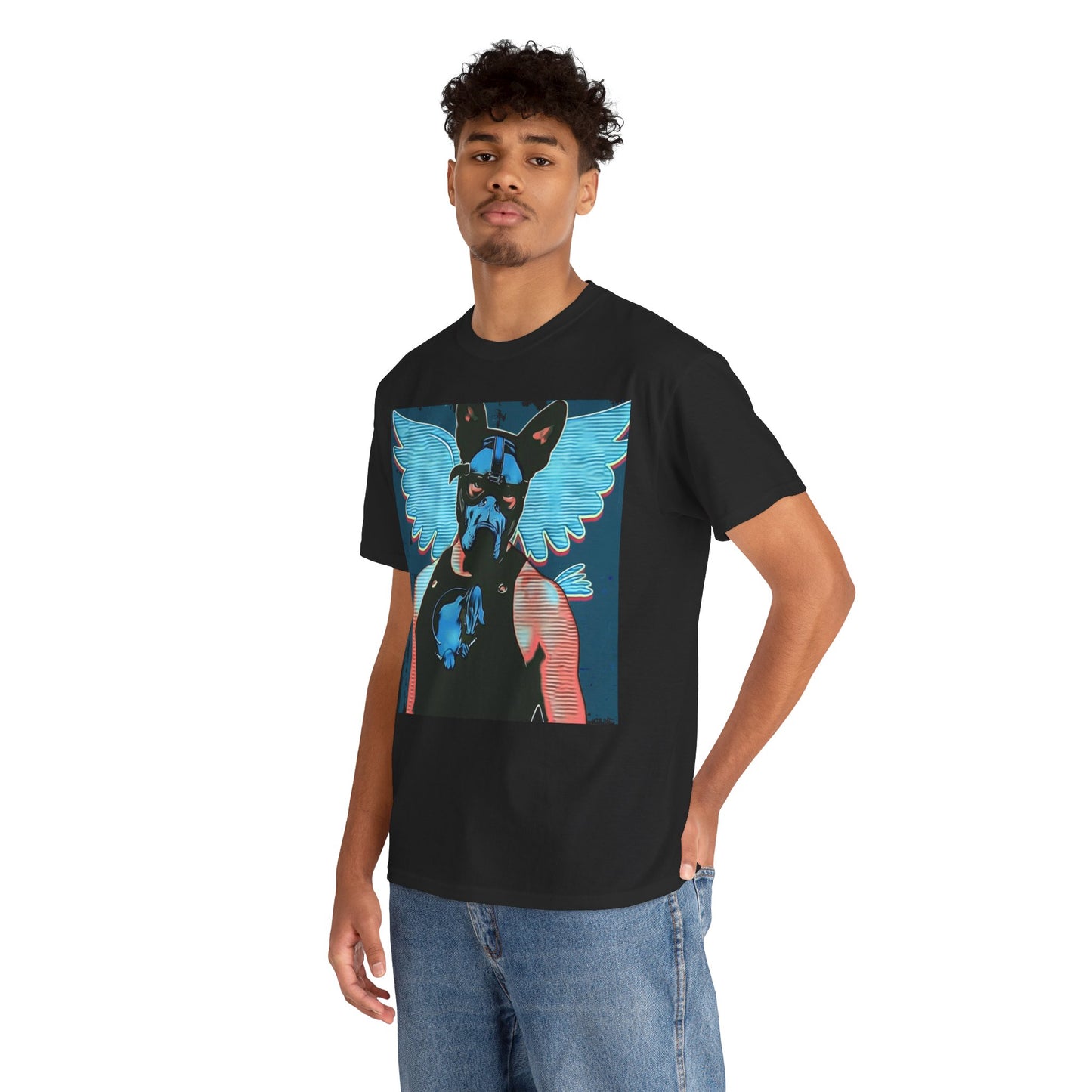 Winged Pup Heavy Cotton T-Shirt