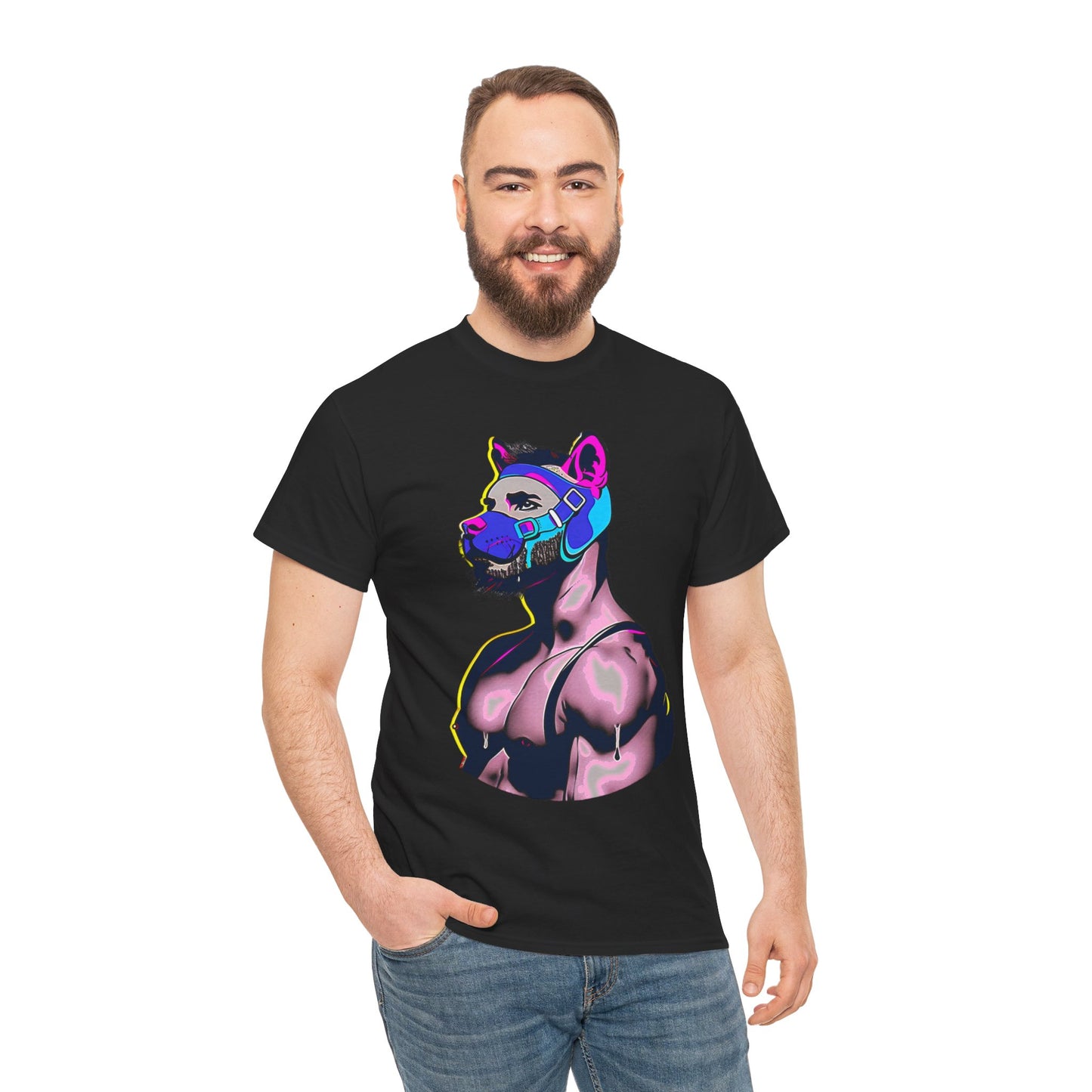 Neon Pup Heavy Cotton T-Shirt