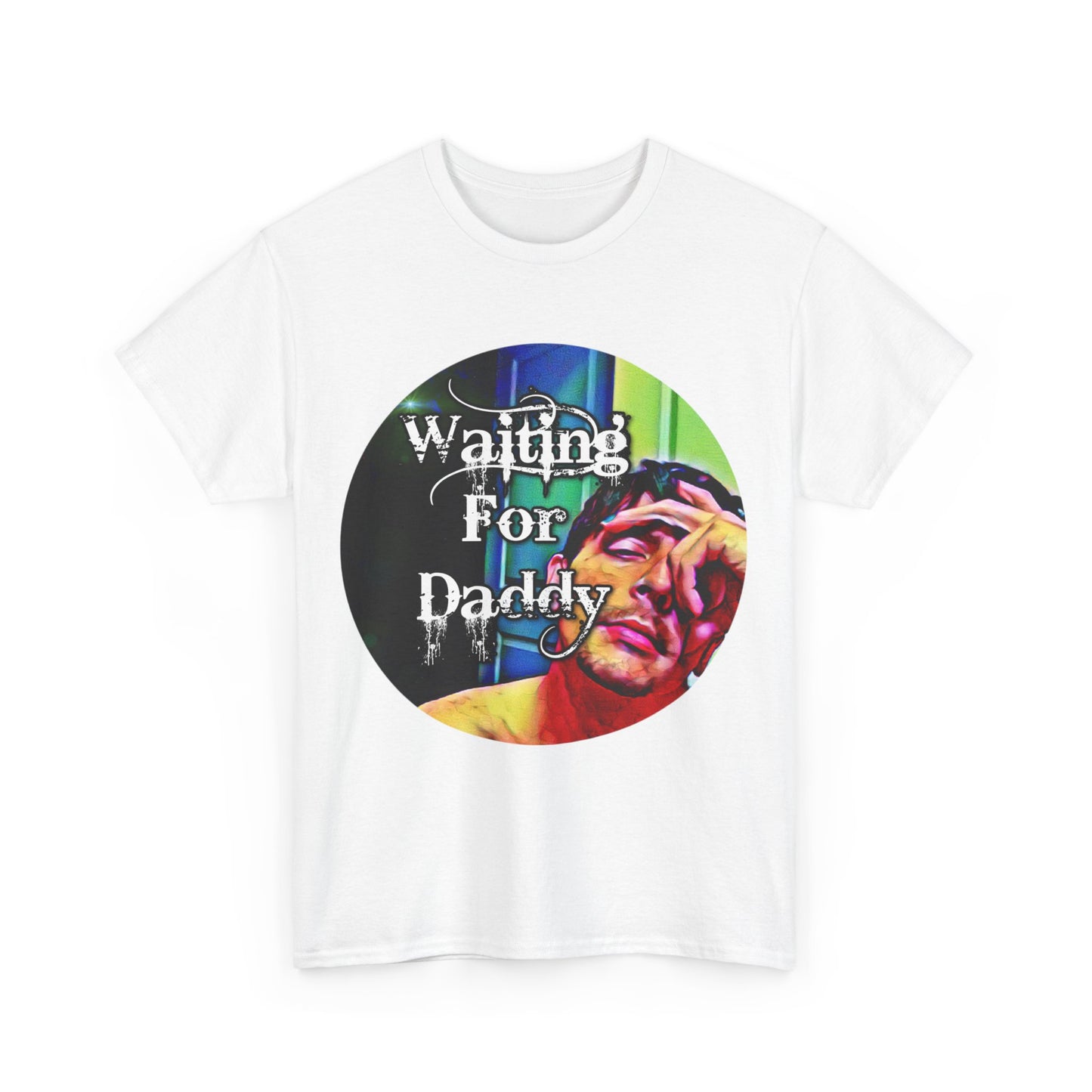 Waiting for Daddy Heavy Cotton T-Shirt