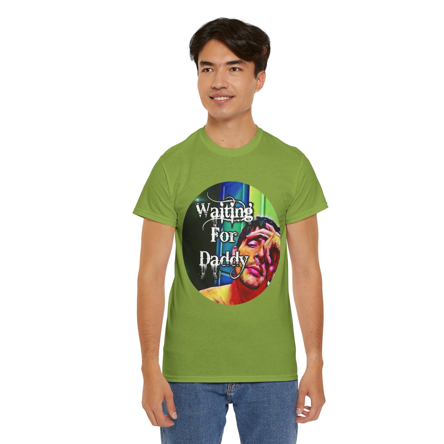 Waiting for Daddy Heavy Cotton T-Shirt