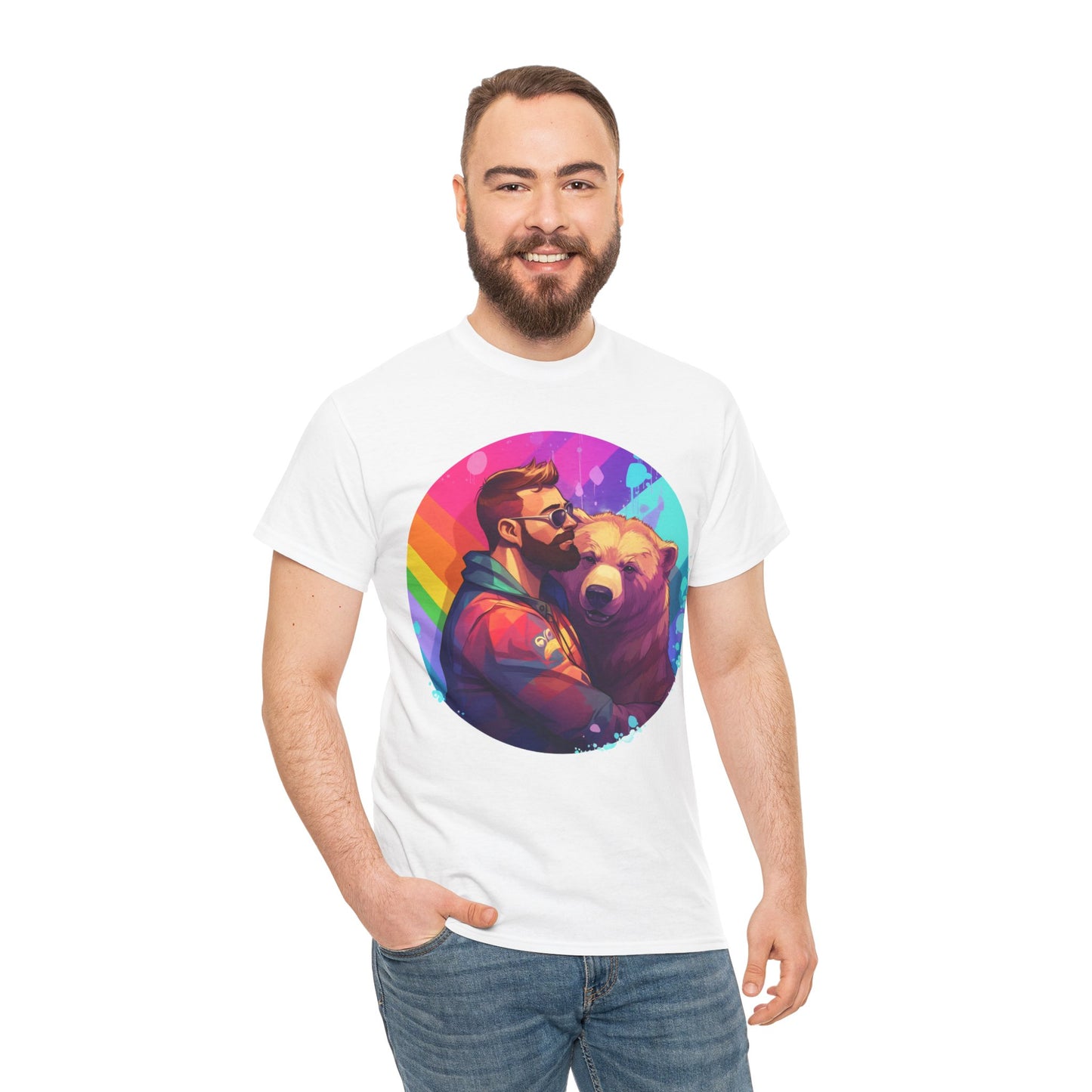 Gay Bear LGBT Bear Shirt "Bear Hug" T-Shirt