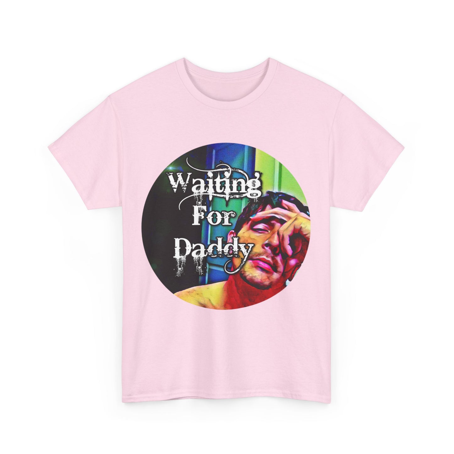 Waiting for Daddy Heavy Cotton T-Shirt