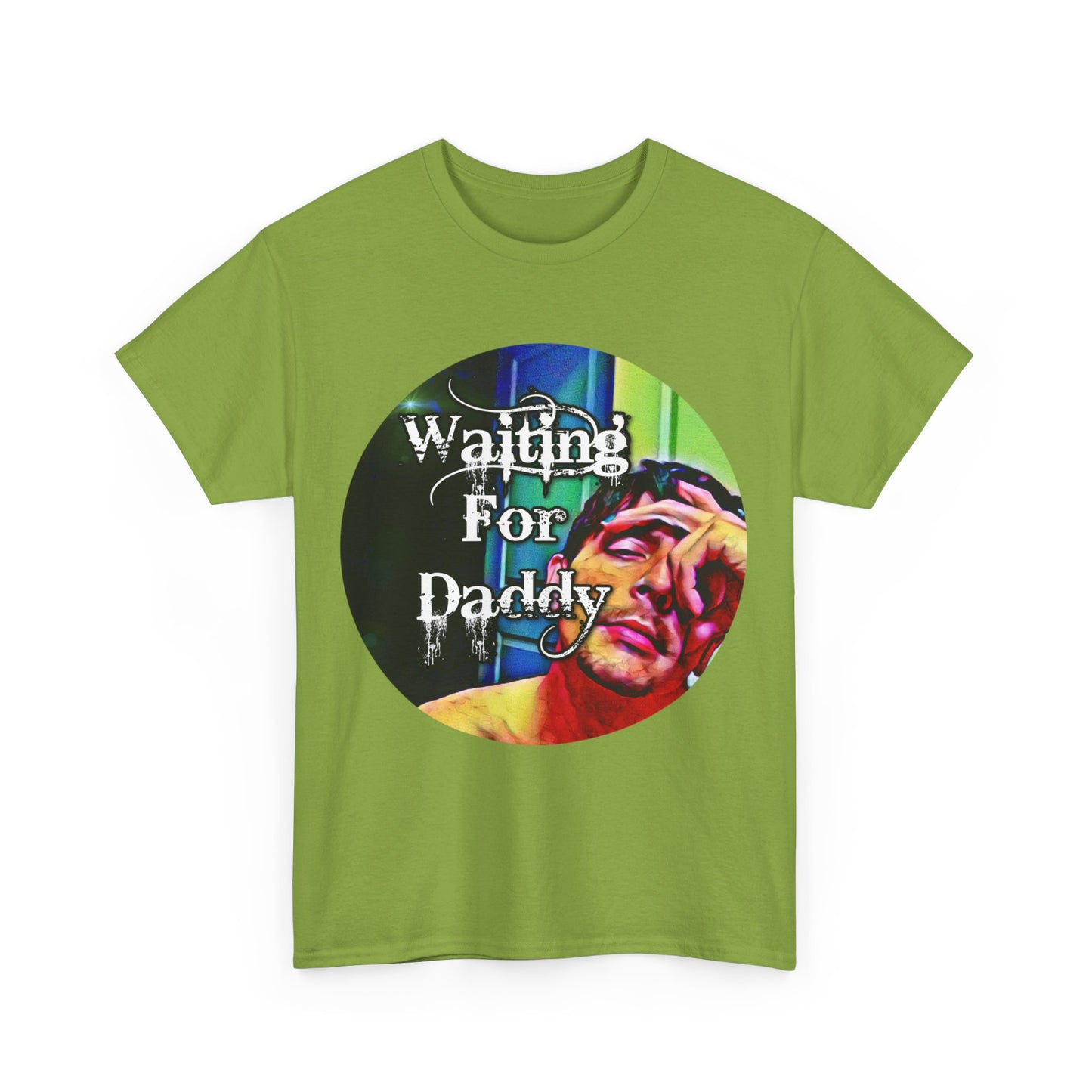 Waiting for Daddy Heavy Cotton T-Shirt